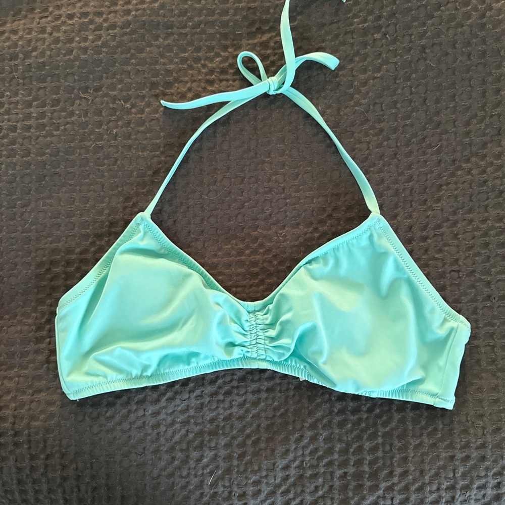 Victoria's Secret Mint Green Halter Bikini Top